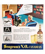 1944 Seagram&#39;s VO Canadian Whiskey Advertisement Distillery Liquor DWJJ7 - $29.99