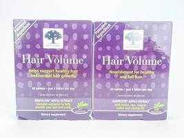New Nordic Hair Volume Healthy Full Hair Tablets 30ct Lot of 2 BB02/26 - £17.45 GBP
