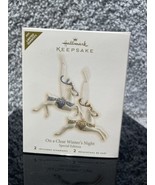 Hallmark Keepsake Ornament On A Clear Winter&#39;s Night Set of 2 Ornaments ... - $15.12