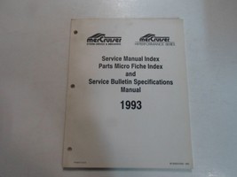 1993 Mercruiser Parties Micro Fiche Service Manuel Bulletin Lunettes Index 93 - £11.72 GBP