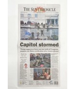 CAPITOL STORMED- The Sun Chronicle Newspaper January 7 2021 - $15.20 CAD