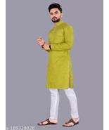 MENS KURTA &amp; PYJAMA SET FREE SHIPPING DRESS INDIAN ETHNIC PARTY WEAR COT... - $27.79