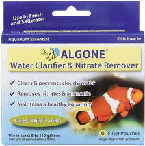 Algone Water Clarifier &amp; Nitrate Remover - Aquarium Cleaning Solution - £7.85 GBP+