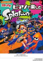 Video Game Splatoon Piano Solo Sheet Music Book Japan - £25.37 GBP