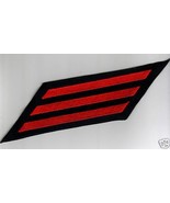 USCG SERVICE HASHMARKS FOR 12 YEARS SERVICE BLUES - $5.54 CAD