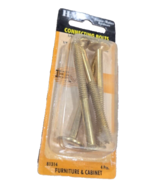 4-Pcs Everbilt 1/4 in.-20 x 2-3/4 in Brass-Plated Narrow Shaft Connectin... - $11.05 CAD