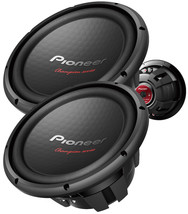 2x Pioneer TS-W300D4 12 3200W Total Power DVC 4-Ohm Component Subwoofer 2 Sub - £250.96 GBP