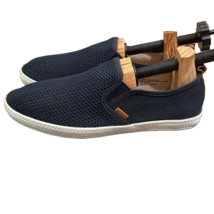 H&amp;M Navy Blue Shoes Mens US 7.5 EU 40 Slip-on Flat Casual Travel - £15.14 GBP