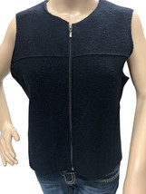 Pendleton Originals  Merino Wool Sweater Zip Up Vest Womens Petite Medium - £15.72 GBP