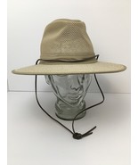 Sun Hat Henschel Packable Mesh Hike Paddle Leather Strap USA Medium Exce... - €21,11 EUR