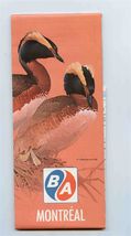 BA Montreal Canada Street Map Gousha 1967 Lansdowne Bird Cover - $27.72