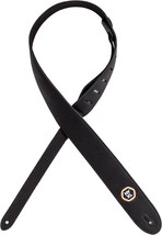 D&#39;Addario Guitar Strap - Guitar Accessories - Black Eco Leather Guitar Strap, - £24.36 GBP