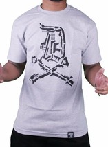 Dissizit! Mens English D Gun Show Heather Grey T-Shirt t-shirt - £13.10 GBP