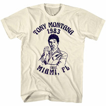 Scarface Tony Montana Miami 1983 Men&#39;s T Shirt Cigar Pacino Cuban Gangster Mafia - £21.51 GBP+