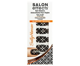 Sally Hansen Salon Effects Couture Nail Stickers, Black To Basic, 18 Count - $7.61