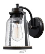 Globe Electric Roth 1-Light Oil Rubbed Bronze Outdoor/Indoor Wall Lanter... - $52.12 CAD