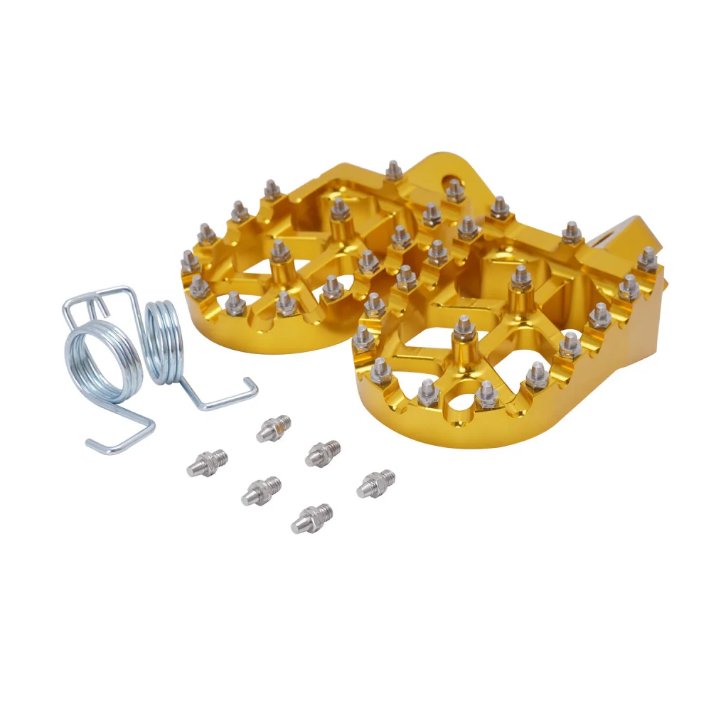 Motorcycle CNC Footpegs Foot Pegs Rests Pedals    ZongShen Kayo T2 T4 XR CR CRF  - £168.45 GBP