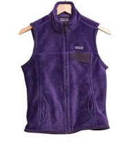 Patagonia Womens Small Purple Re Tool Vest Full Zip Fleece Pockets Outdoor - £17.40 GBP