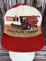 VTG Case IH Axial-Flow Combines Red Mesh Back Snapback Trucker Hat - Made in USA - £26.62 GBP