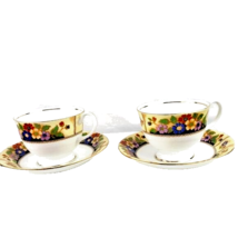 Aynsley Bone China England Set of Two Tea Cups Saucers - £28.80 GBP
