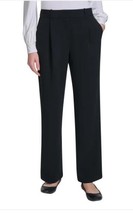 DKNY Womens Dress Pants Black Wide Leg Pockets High-Rise Stretch Relaxed... - $805.93 MXN