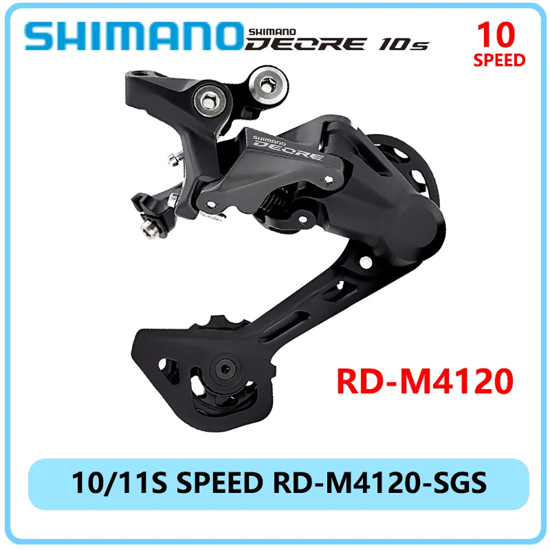 Shimano Deore M4100 M4120 Rear Derailleur Shadow Rd 2x10/11-speed RD-M4120-SGS F - £105.90 GBP