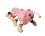 COMMONWEALTH 14" VINTAGE 1984 LOTS A LOTS LEGGGGGGS PINK STUFFED ANIMAL ... - $38.00