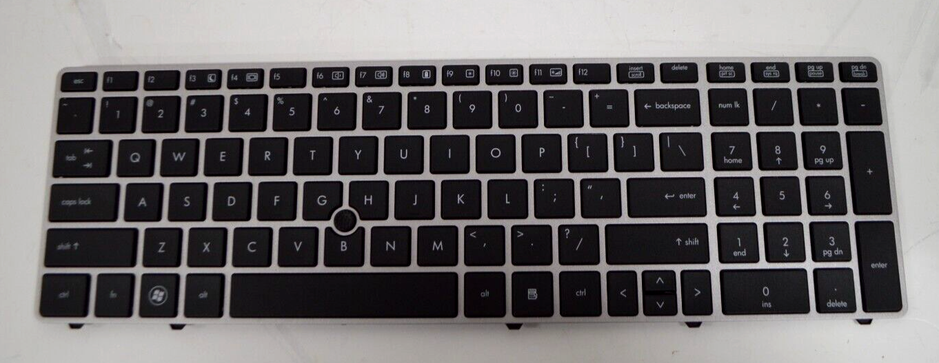 HP EliteBook 8560p SN5108 Keyboard laptop Black  641181-001 55010KT00-289-G - $18.66