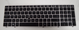 HP EliteBook 8560p SN5108 Keyboard laptop Black  641181-001 55010KT00-289-G - £14.61 GBP