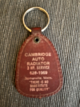 Cambridge Auto Radiator Somerville MA key chain plastic - $9.99