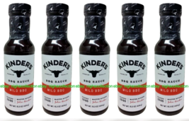 (LOT 5) NewKinder&#39;sPremium Quality Mild BBQ Sauce 15.3 oz Ea Food Spices... - $37.61