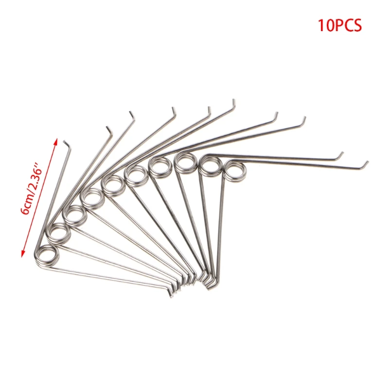 10Pcs V Shape Steel Compression Spring Gardening Scissors Accessories Tool - £40.27 GBP