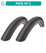 Pack of 2 Schwalbe Fat Frank 700x50 Clincher Wire TPI 65 Blk/Cfe/Ref Ref... - $122.99