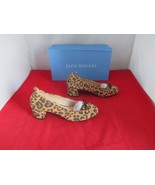 JACK ROGERS Miranda Elastic Mid-Heel Pumps $148 Leopard - US Size 7  -  ... - $33.83 CAD