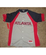 Arena Gear Men Size XL Gray Button Front Baseball Jersey NEW w Tags - $11.88