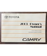 2003 Toyota Camry Owner’s Manual 03 - Good Condition. - $26.07 CAD