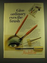 1966 Maybelline Ad - Ultra Brow, Ultra Shadow, Fluid Eye Liner, Ultra Lash - £14.81 GBP