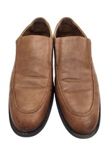 Merona Brown Apron Toe Comfort Derby Slip-On Loafer Dress Shoes Mens US 11.5 - £8.53 GBP