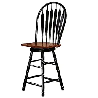Sunset Trading Selections 24&quot; Counter Height Swivel Barstool, Distressed... - $301.99