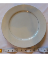 Crown Victoria Fine China Lovelace made in Japan Dinner Plate 10 1/4&quot; white - £25.89 GBP