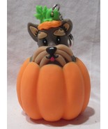 Bath &amp; Body Works Pocketbac PB Holder clip-on POP-UP SCHNAUZER PUP PUMPKIN - $546.57 MXN