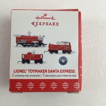 Hallmark Keepsake Christmas Mini Ornaments Lionel Train Toymaker Santa Express - £18.91 GBP