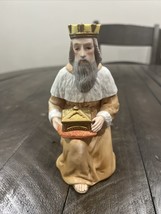 Vintage Homco Nativity Magi 5599 Kneeling Wise Men Figurine Christmas Ceramic - $17.81