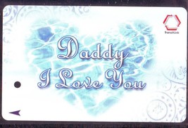 Daddy I Love You S&#39;pore TransitLink Train/Bus Card - £11.90 GBP