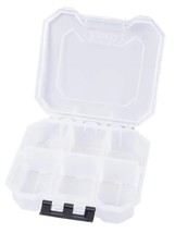 Anvil 6” Plastic Storage Bin, 6 Compartments, 6.5” X 7” X 2” - £8.75 GBP