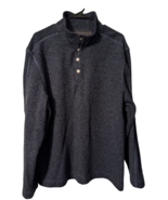 Van Heusen Flex Long Sleeve Soft Navy Blue Sweater Fleece Men&#39;s XXL - $29.69