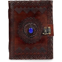 Handmade Leather diary for men women, Journal Paper Notebook diaries Pla... - £36.05 GBP