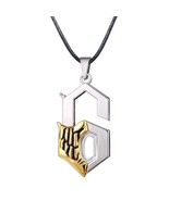 BLEACH ANIME NECKLACE Number No. 6 Grimmjow Jaegerjaquez Metal Pendant w... - $167.54 MXN