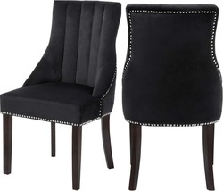 Meridian Furniture Oxford Collection Modern | Contemporary Velvet Upholstered - £275.38 GBP