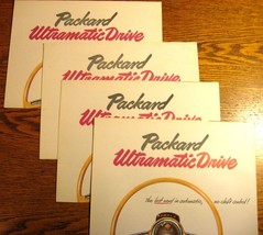 1950 Packard Ultramatic Drive Brochure LOT (4) pcs Xlnt - $12.87